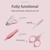 Nowy Zestaw do Manicure dla Niemowląt i Dzieci: Zawiera obcinaczki do paznokci i nożyczki