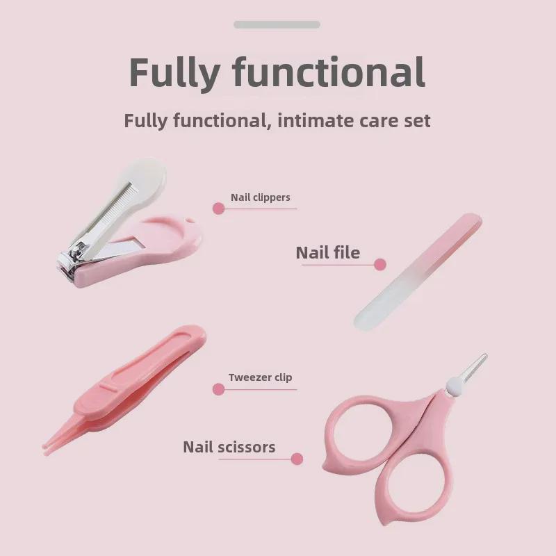 Nowy Zestaw do Manicure dla Niemowląt i Dzieci: Zawiera obcinaczki do paznokci i nożyczki