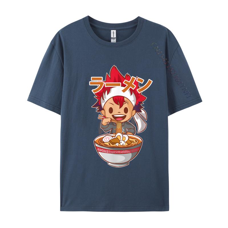 Ramen Food Wars Tops Tees Tops T Shirt Ramen Food Wars Lovers Day Cotton Fabric Mens T-shirts 3D Printed Company