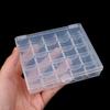 New 36 Slots Bobbins Box Storage Spool Case Sewing Machine Bobbin/Thread Store Plastic Clear Transparent Holder Box Spindle Box