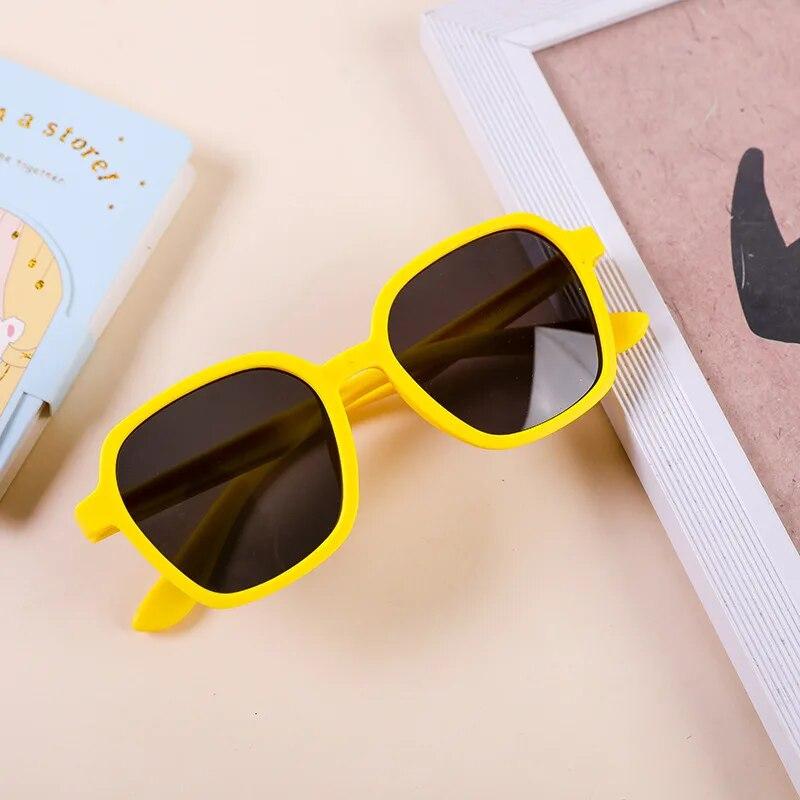 4 Pcs New Fashion Candy Colored Kids Sunglasses Boys Girls For Sunglasses Set