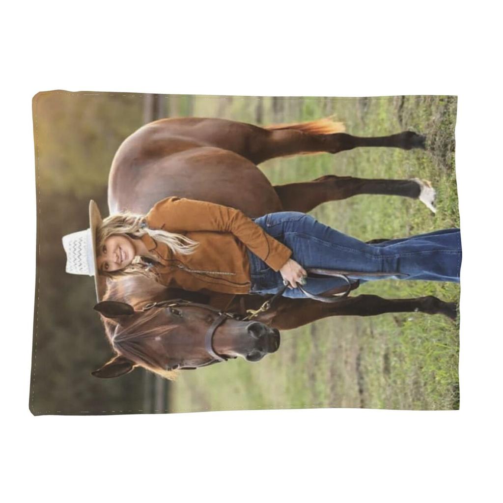 Lainey Wilson - Country's Cool Again Portrait Blankets Soft Warm Flannel Throw Blanket Bedding for Bed Room Picnic Travel Couch