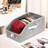 Baseball Hat Organizer With Clear Window Lid Large Stackable Closet Organization Ball Cap Storage Organizer For Home Clothing