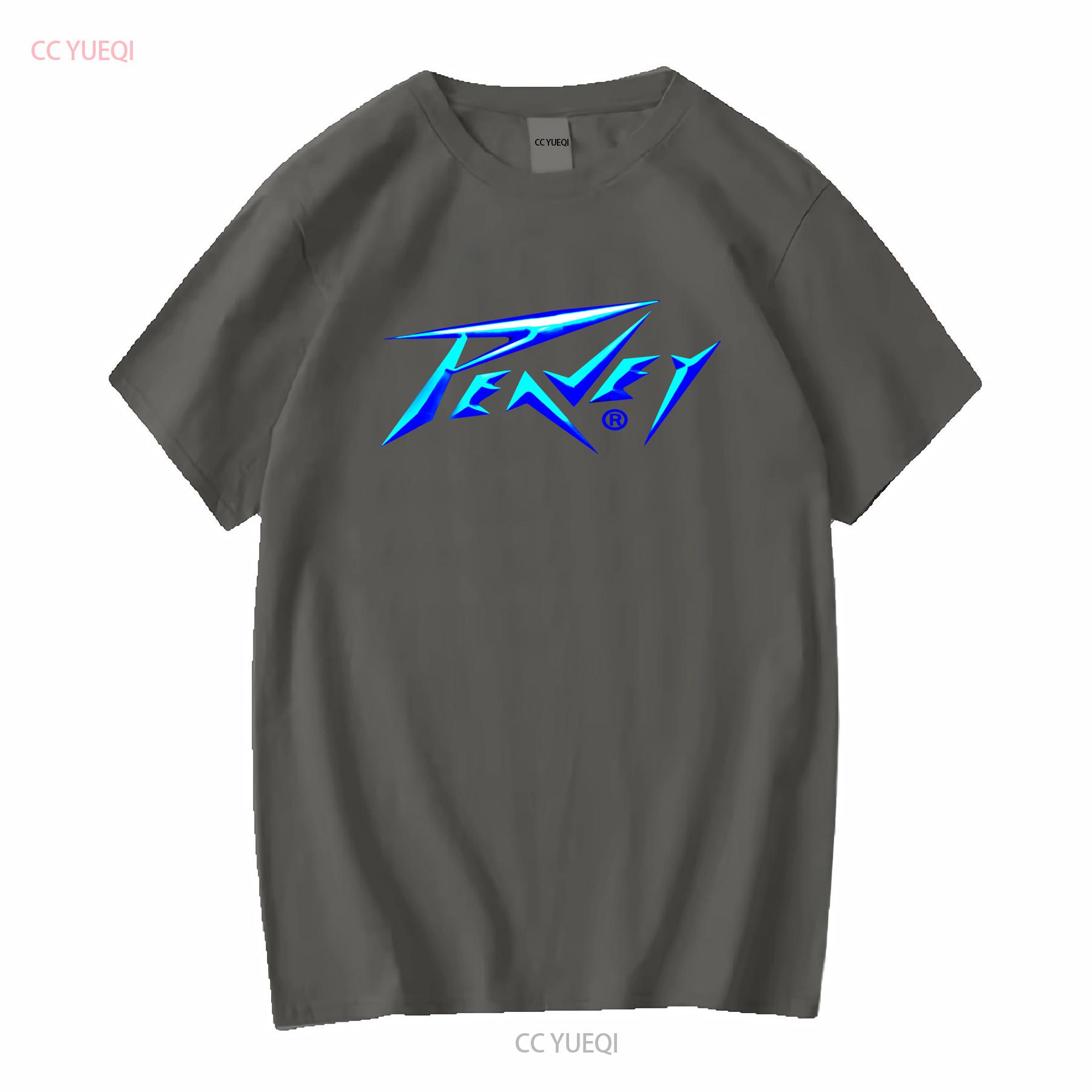 

Peavey logo men s heavy cotton T Shirt long or short sleeves vintage Washed homme graphic streetwear Slightly L