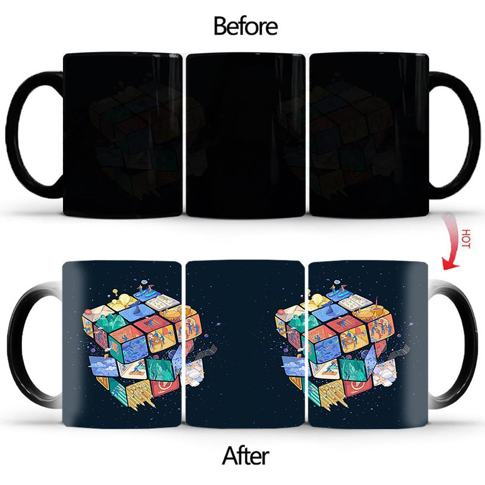 

Magic Color Changing Chameleon Mug, Heat Sensitive Cup Coffee, Tea, Milk, Cups for Gifts, Drinkware, Cute, Creative, Car, Beauty 350ml