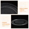 Amosfun Microwave Turntable Plate, 24.5cm, Heat-Resistant Glass, Microwave Turntable Replacement, Round Rotating Plate, Oven-Safe, Home Microwave Acce