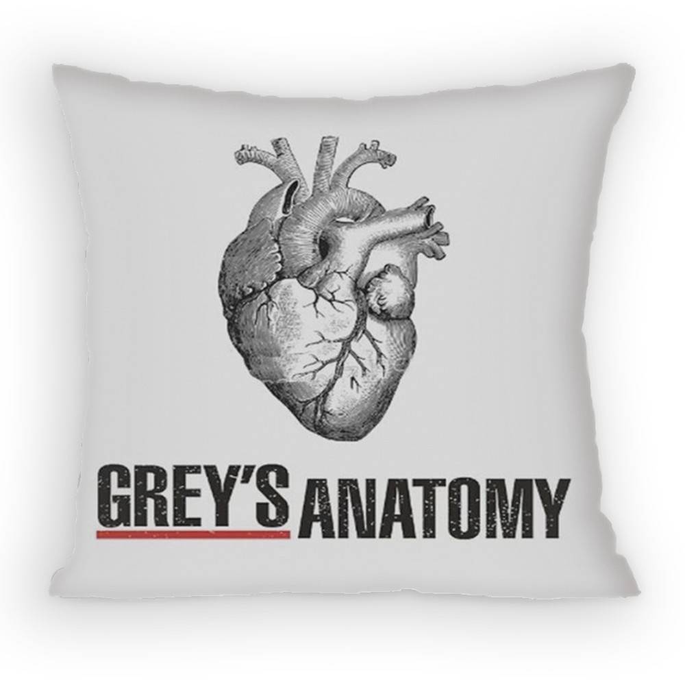 Greys Anatomy Pillow Case Sofa Living Room for Bedroom Car Headboard Backrest Cushion Square Cushion Nap Time