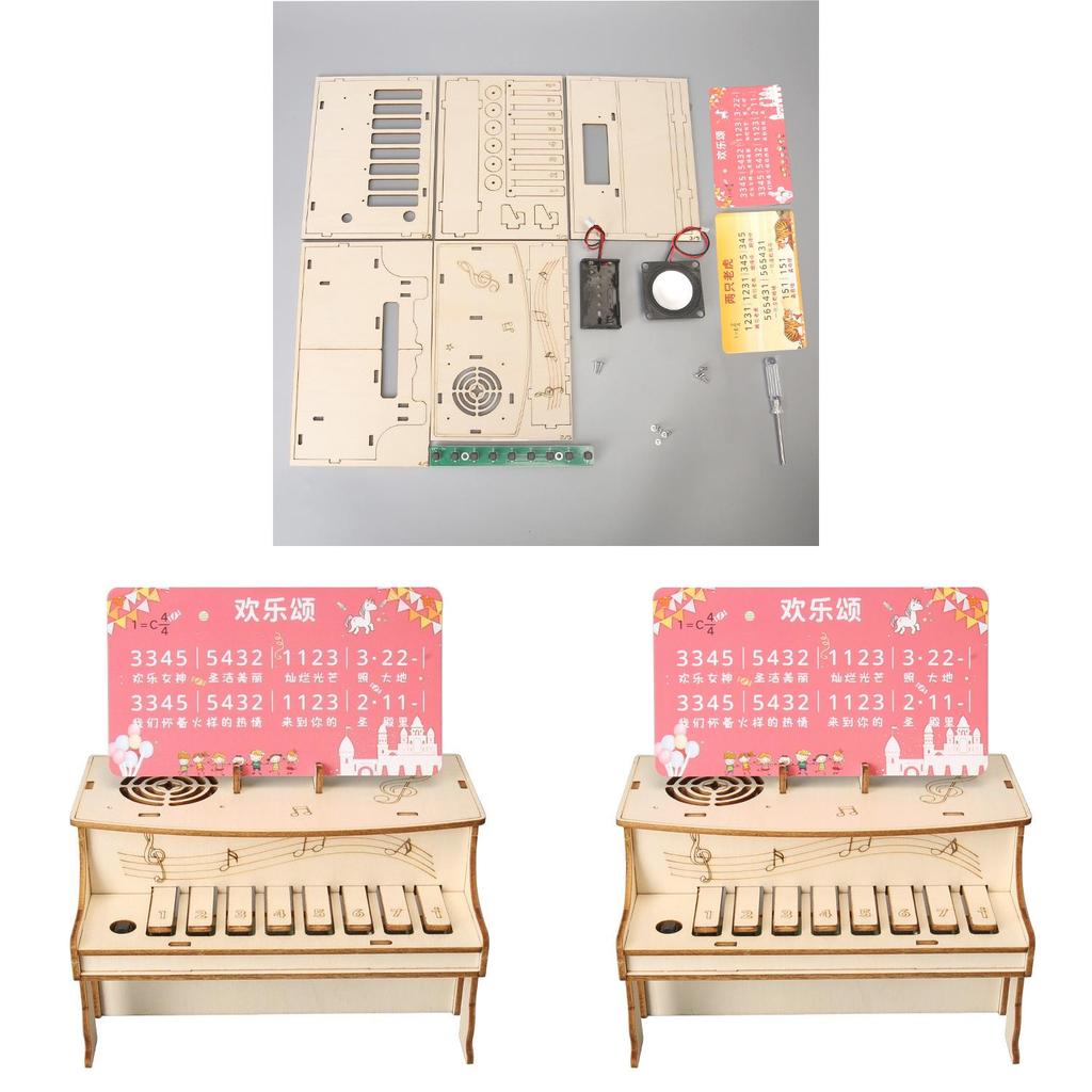 Diy Tech Craft Electronic Piano For Kids Science Education Toy