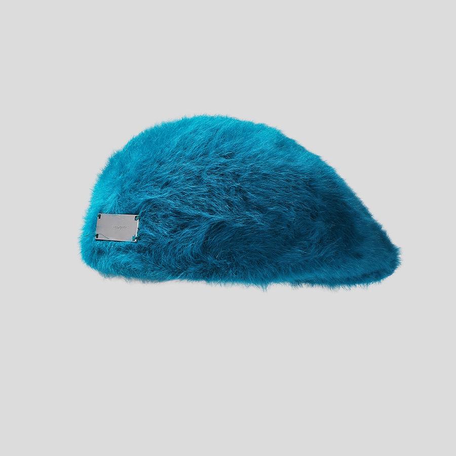 

Передняя шапка Осенне-зимний берет Шапка с буквенным принтом Женская фуражка зелёный