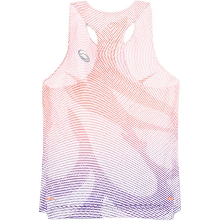 ASICS Tank Tops Men's Shimmery Red U neck Moderate Other 2091A806-605