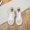 Order A Size Up,Exquisite Summer Korean Version of Harajuku Style Student Wild Flat Casual Women's Shoes Mesh Breathable Lazy Single Shoes