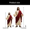 Scultura in Resina di Cristo con Texture Realistica per Collezionisti Fedeli Statua di Cristo per Sala di Preghiera