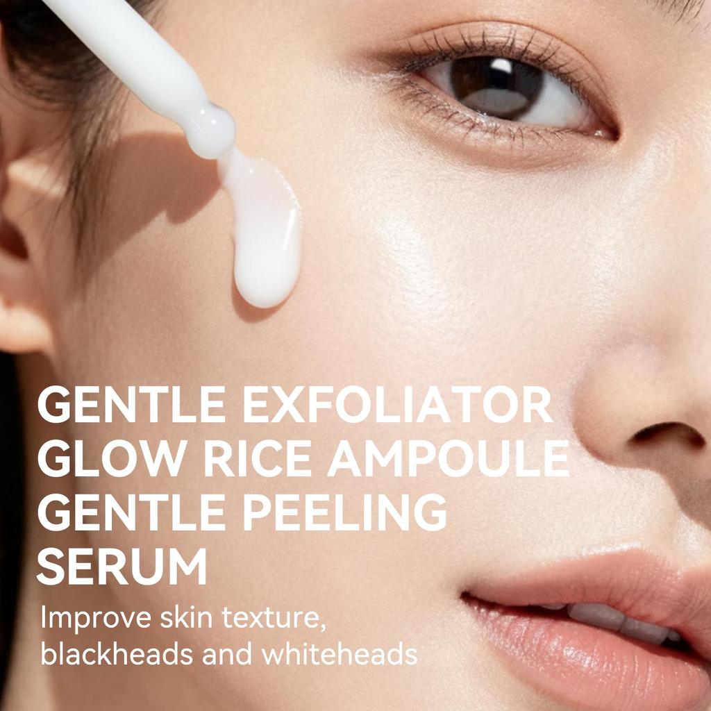 Exfoliating White Rice Ampoule-Moisturize And Firm The Skin-Improve Skin Texture, Blackheads And Whiteheads-30ml