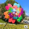 1Pc Sunflower/Butterfly Windmill Pinwheel Colorful Sequins Windmill Carry Camping Picnic Home Garden Decoration