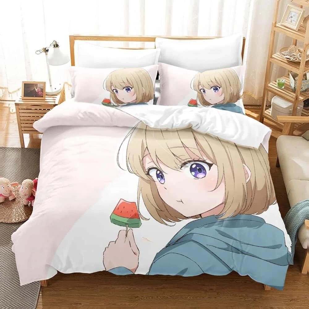 New Anime A Couple Of Cuckoos Bedding Set Single Twin Full Queen King Size Bed Set Adult Bedroom Duvet Cover Sets Home Textiles