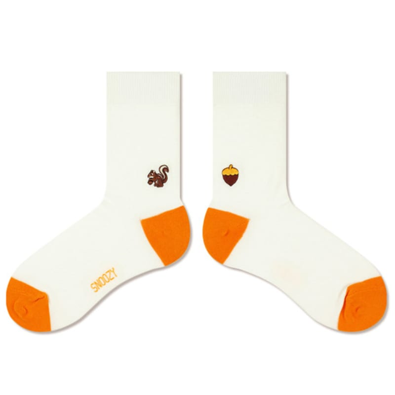 SNOOZY EM-White Orange (Squirrel)
