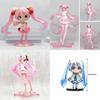 Hatsune Miku Cartoon Virtual Singer Manga Statue Figurines Stunning Collectible Model Toy