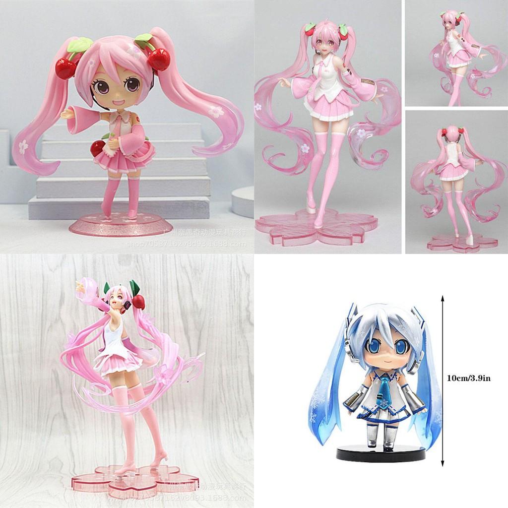 Hatsune Miku Cartoon Virtual Singer Manga Statue Figurines Stunning Collectible Model Toy