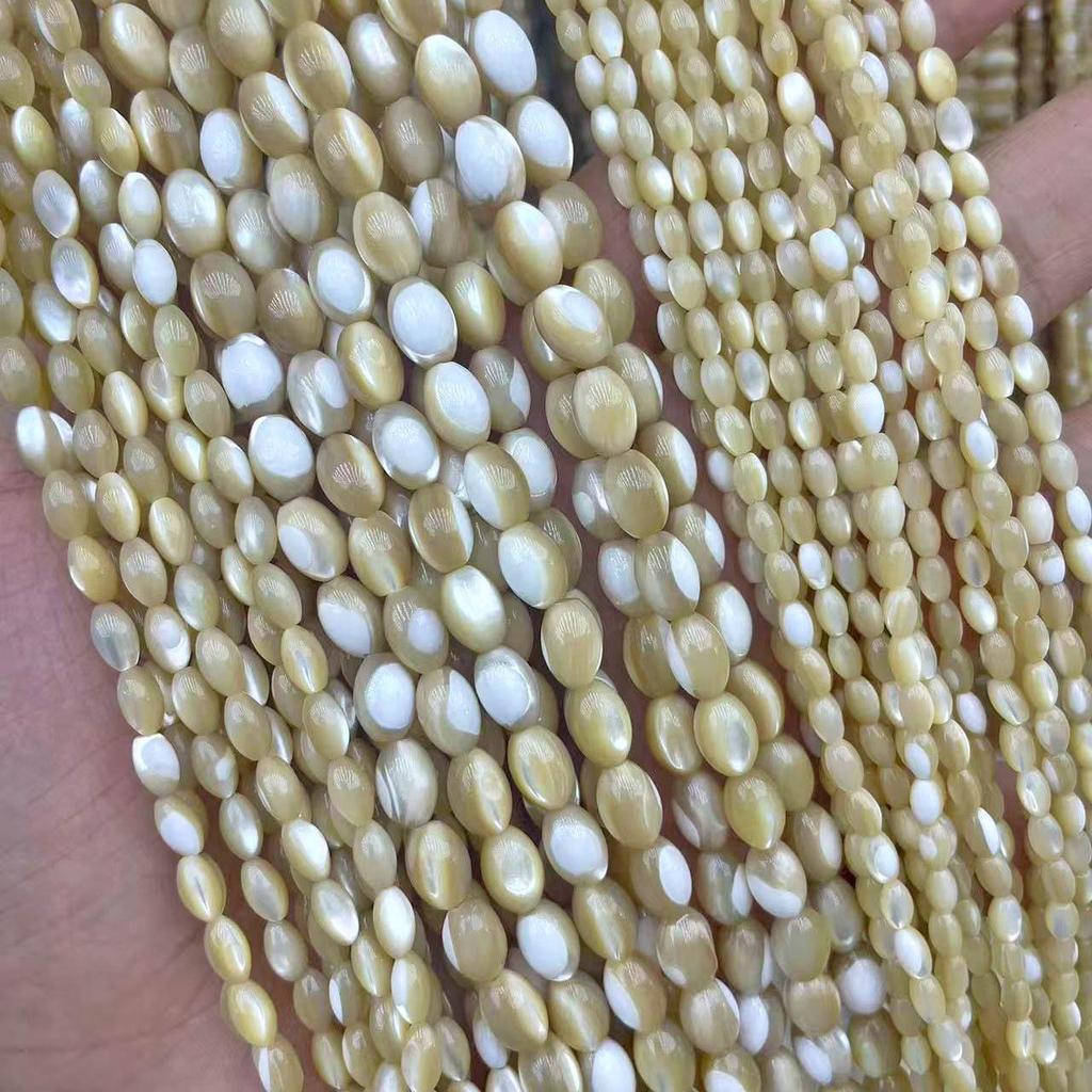 Natürliche Tiefsee-Katzenaugen-Muschel Samenperlen für DIY Handgemachten Armband Schmuck