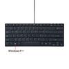 Sanwa Supply SKB-E3UN English Layout USB Slim Keyboard (Black)