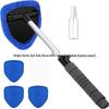 Telescopic Microfiber Car Window Cleaning & Defogging Brush Set
