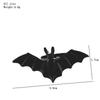 Adjustable Gothic Bat Ring - Black Halloween Jewelry