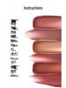 Shapeni Double-Ended Mirror Lip Gloss & Plump Lip Mud - Long-lasting, Non-Staining, Ideal for Students, Asian Makeup.