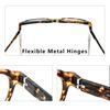 Bold-Design Thick-Framed Oval Lightweight Reading Glasses Flexible Spring Hinge Anti-Slip Temples Comfort In Vogue
