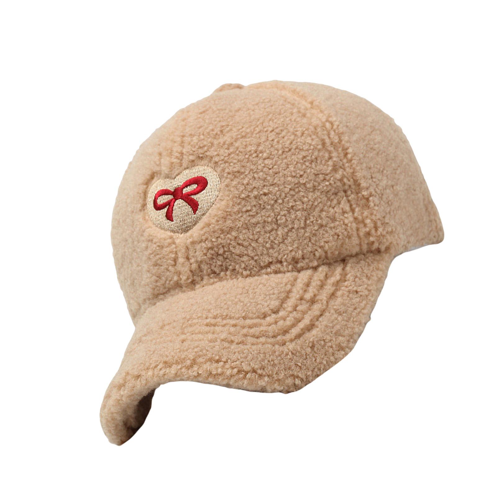 

Женские бейсболки с вышивкой в виде бантика, милая пушистая шляпа для концертов идолов, дышащая шляпа для взрослых темно-синий