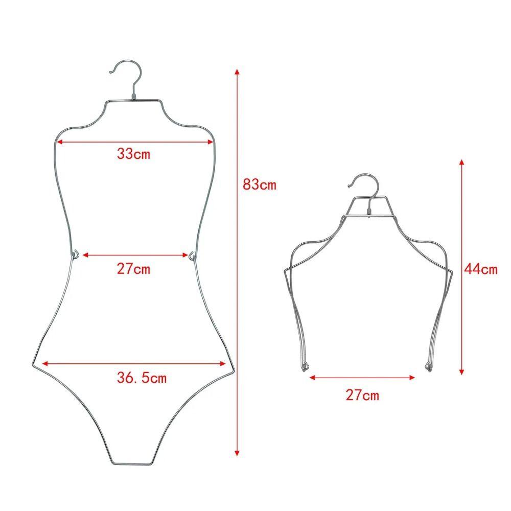 Body Shape Lingerie Hanging Rack Foldable Bikini Display Hanger  Cloakroom Shops Wardrobe