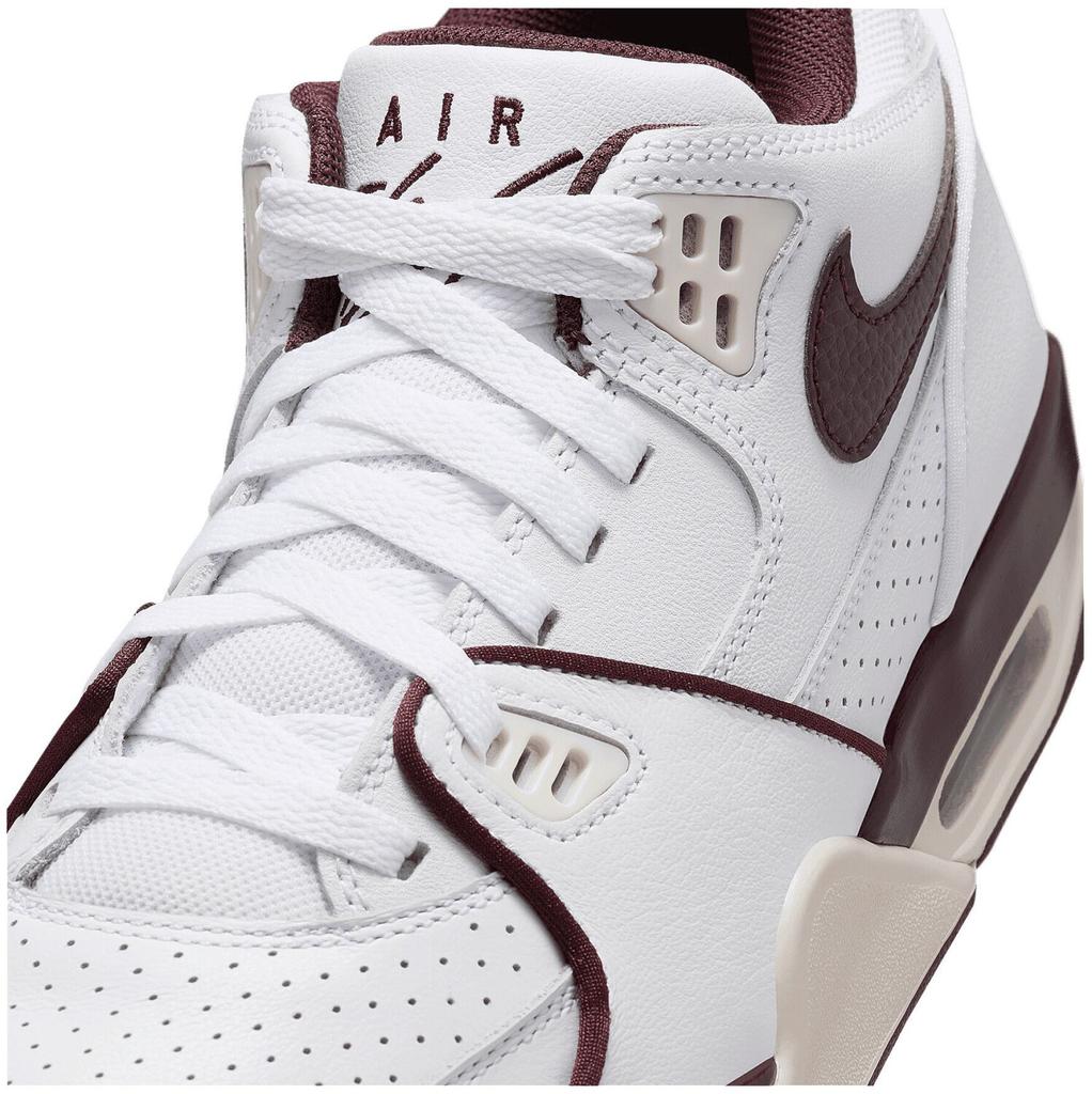 Кроссовки Nike Air Flight '89 Low (FQ8256-100) белый/бордовый краш/фантом