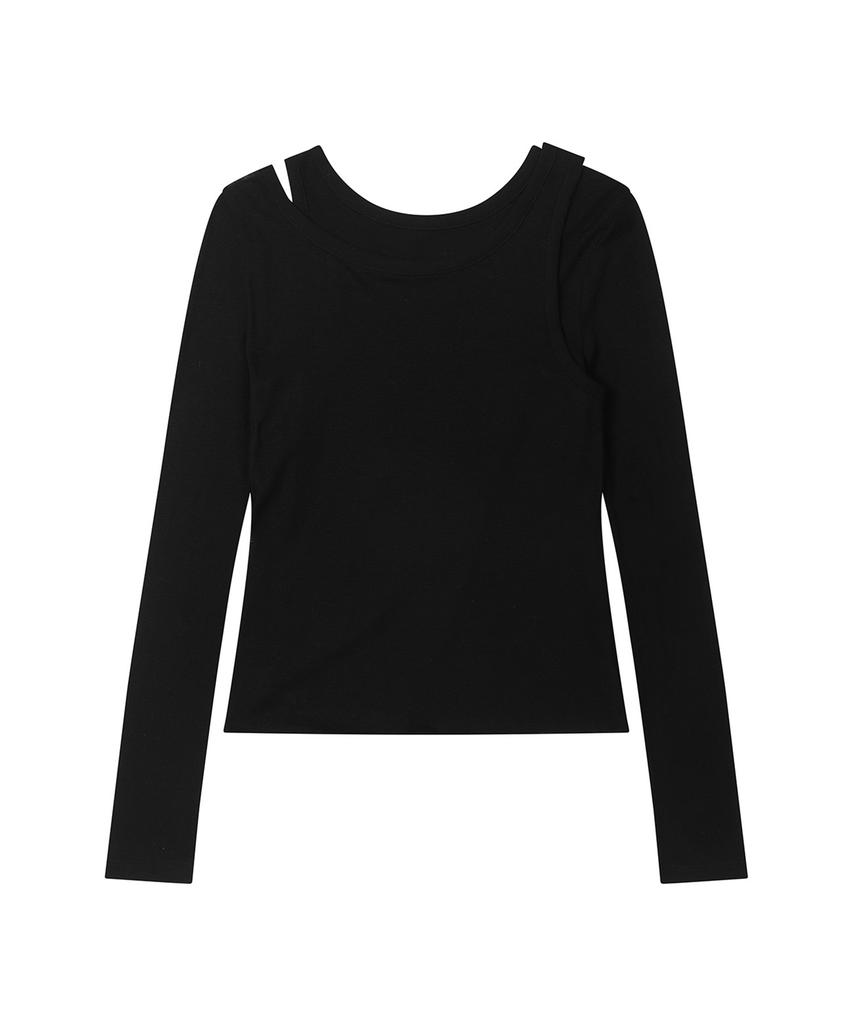 Dainit Layered Long Sleeve In Black