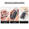 Car Key Case Cover Keychain for Volkswagen Key Sleeves Langyi Sagitar Jetta Weiling Bora Tiguan VW Keychain for Car Key Case