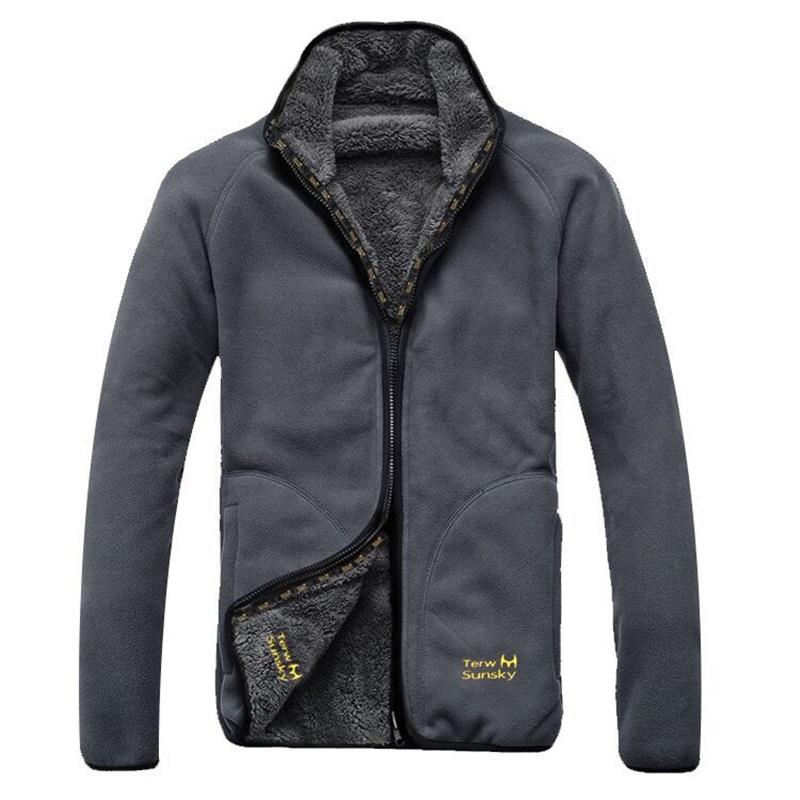 Thickened Winter Fleece Coat Warm Outerwear For Autumn And Winter Comfortable And Soft Plush Jacket For Cold Weather Casual Outdoor Activities