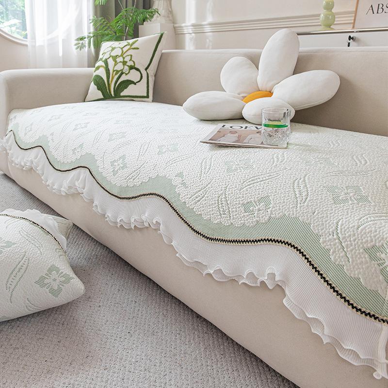 Special-Shaped Cold Silk Cool Sofa Cushion  Summer New Modern Simple Light Luxury Non-Slip One-Piece Mat Cushion