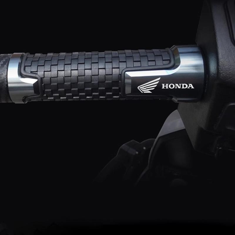 PYYG6 2PCS Motorcycle Handlebar Grips CNC PVC Handle Bar Rubber Gel Grips For Honda CBR 125R 954 600 F4i 650F 650R 1100XX 1000F