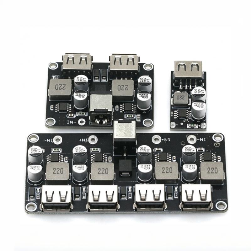Usb Qc3.0 Usb Dc-Dc Converter Charging Step Down Module 12V 24V To Fast Quick Charger Circuit Board 5V