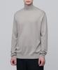 Merino Wool Blend High-Gauge Turtleneck Knit [Mushroom]