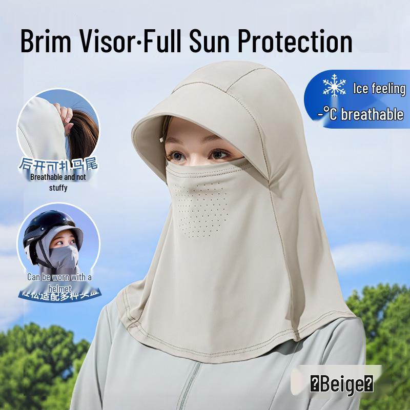 

Zhuo Chen Women s UV Protection Facekini with Neck Cover