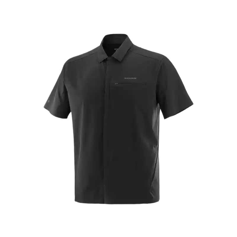 

Salomon Xploration Ss Shirt Men Tops Deep-Black C24384 L
