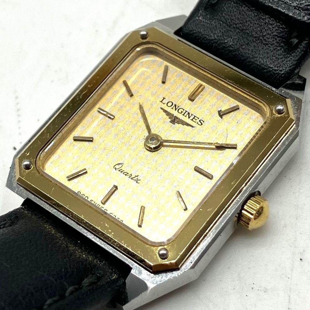 Used UA621 [Great Value] LONGINES Watch Quartz Gold Dial