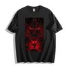 Attack On Titan Eren Titan Red Silhouette T-Shirt Mens Womens Tees Top -  Crimson Design Unisex Tee