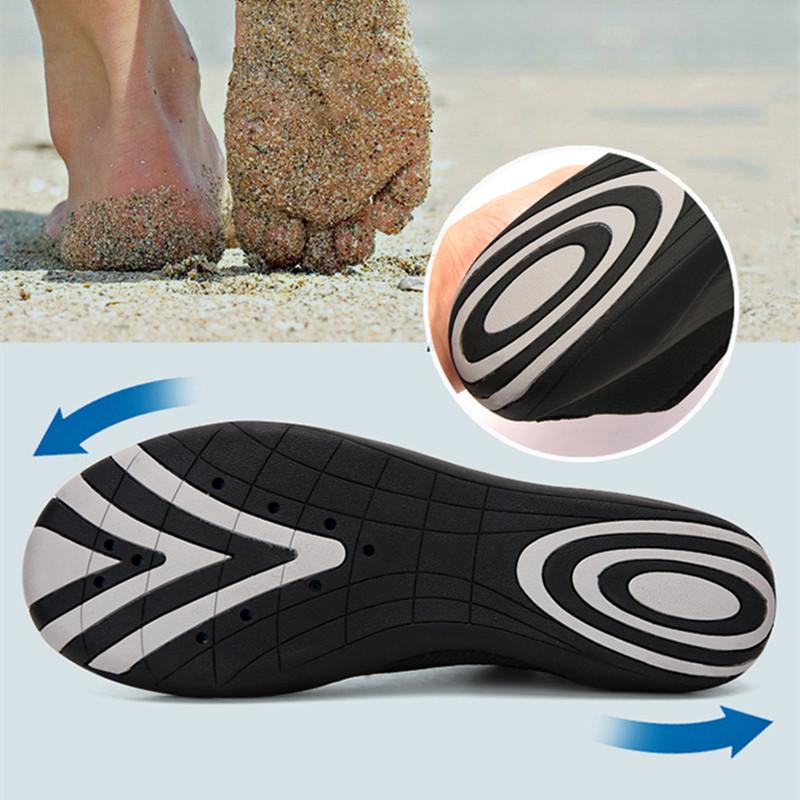 Slip-on Wassersportschuhe für Herren Damen Schnelltrocknende Aqua Schuhe Rutschfeste Wat-Sneaker für Strand Surfen Kajakfahren Schwimmen