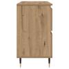 Bathroom Cabinet Artisan Oak 80x33x60 cm Particleboard