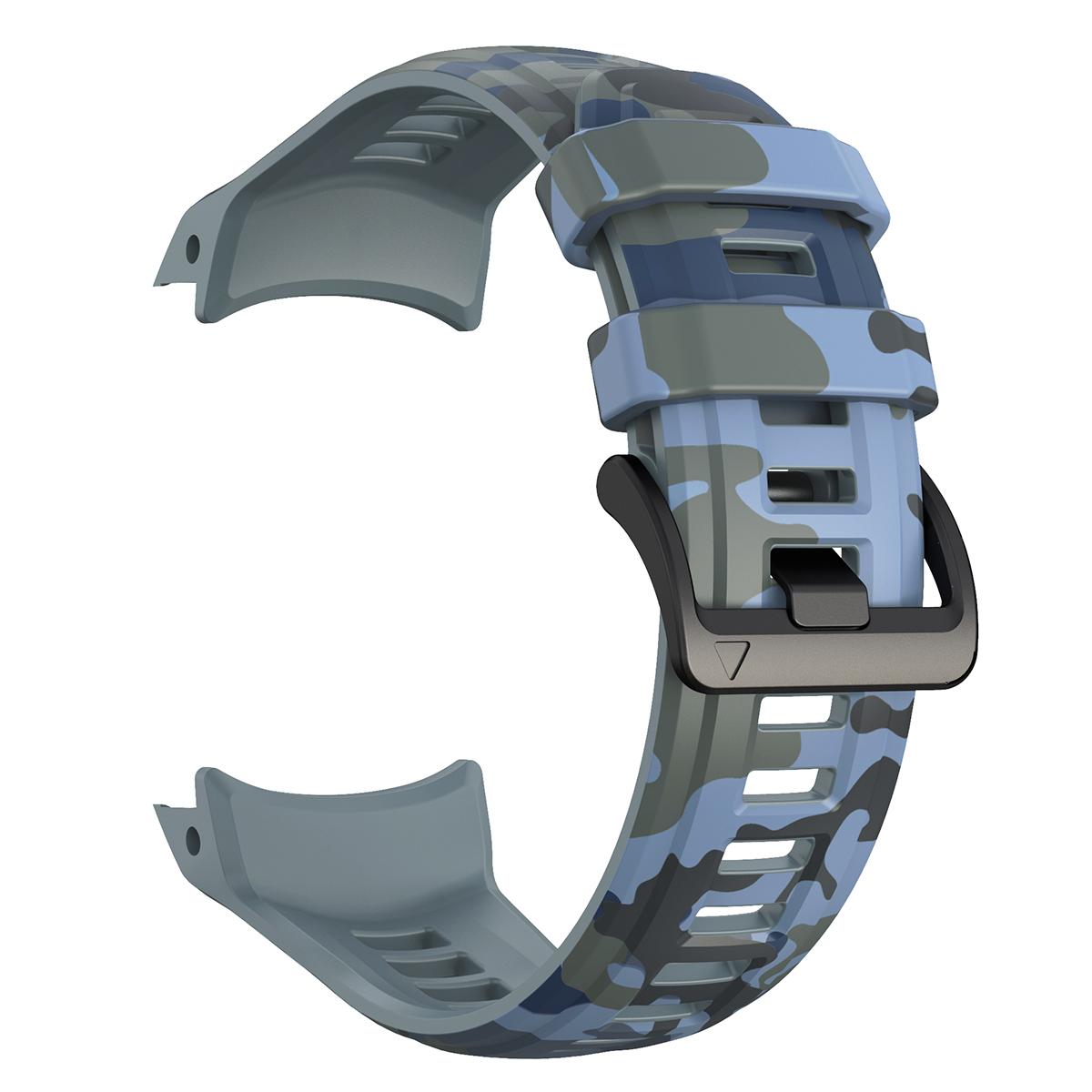 

22/26mm Camouflage Printed Silicone Strap for Garmin Instinct 3 45mm/50mm Eco-friendly Camouflage Printed Strap Garmin Instinct 3 50mm