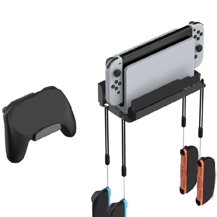 Gaming Console Wall Bracket for NS 2 Systems Metal Frame With Cooling Vents Game Wall Mount Dock Holder