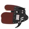 Protège-doigts en cuir pour tir à l'arc Protège-doigts pour tir à l'arc Protecteur de doigts pour arc recurve Pratique de tir en extérieur Noir Marron M
