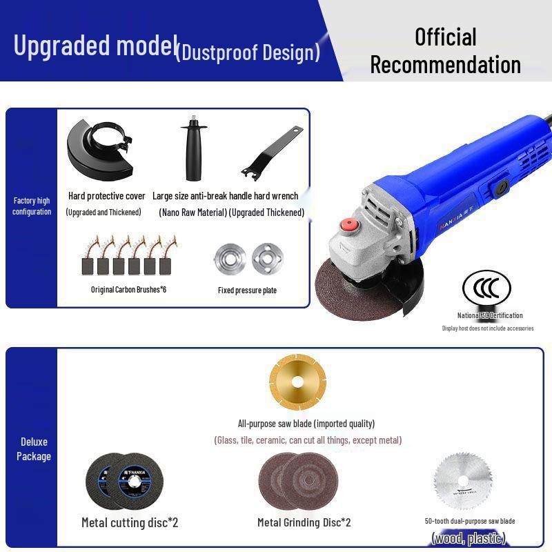Compact Multifunctional Angle Grinder & Polisher
