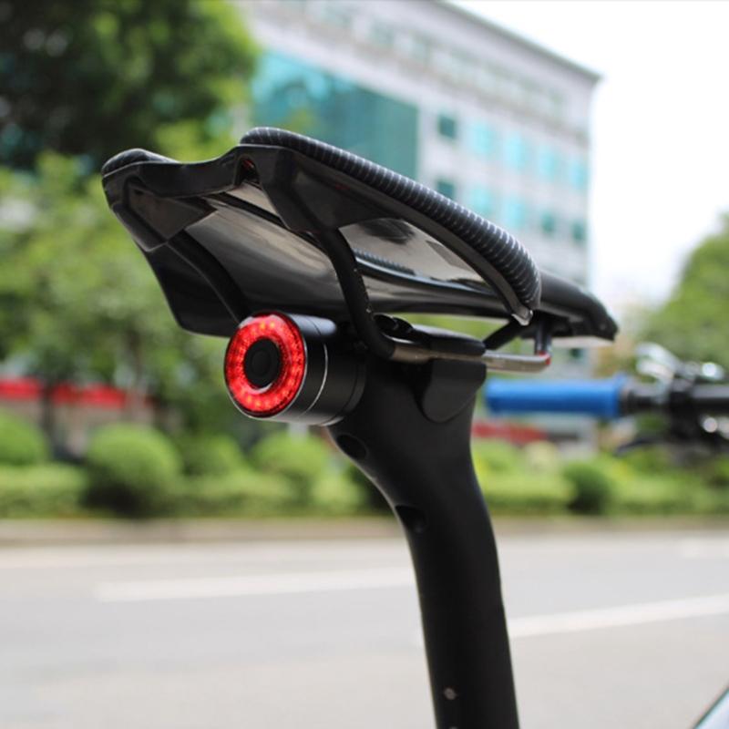 Bike Taillight IP64 Waterproof Rear Light USB Rechargeable LED Brake Light, Cycling Ridings Safety Taillight