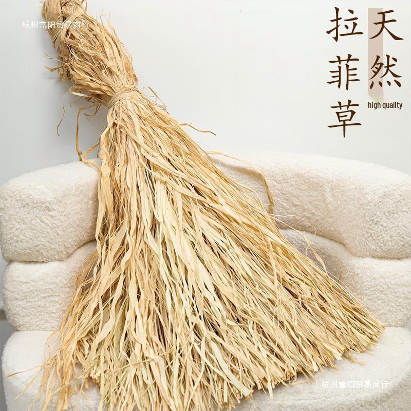 Natural Raffia Straw String for Flower Bouquet Wrapping and Gift Box Filler